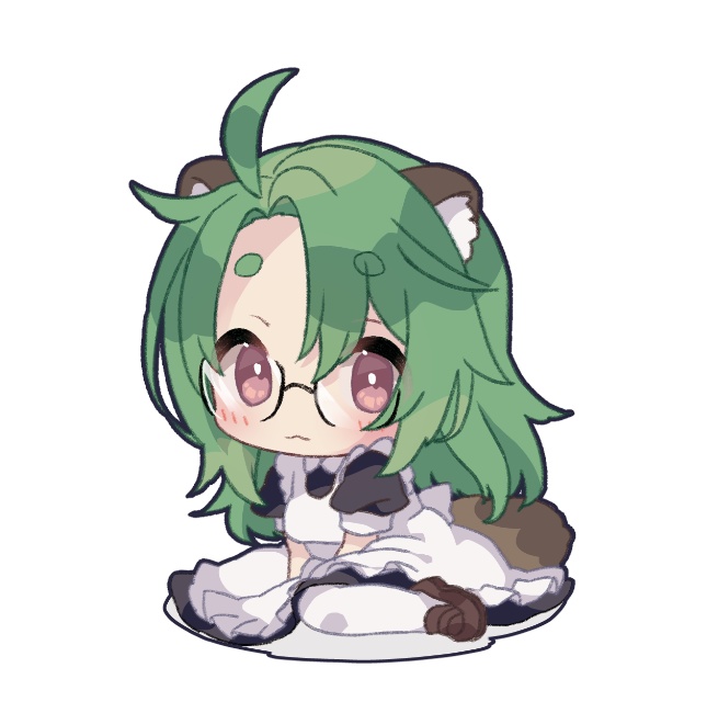 うちのこステッカー「おすわりぽこちゃん」