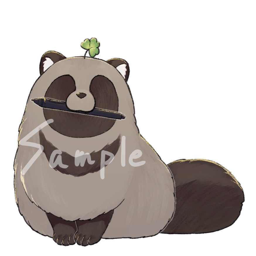 モコたぬきアクリルキーホルダー