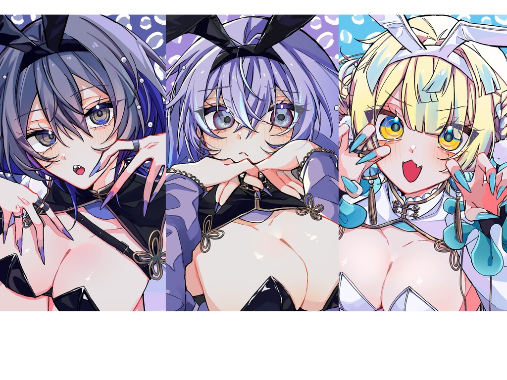 HWB チャイナバニーチェキ風カード