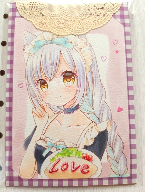 【フレームレス】アナログイラスト原画