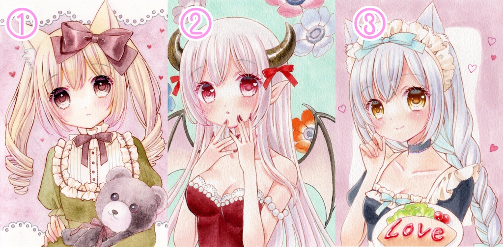 【フレームレス】アナログイラスト原画