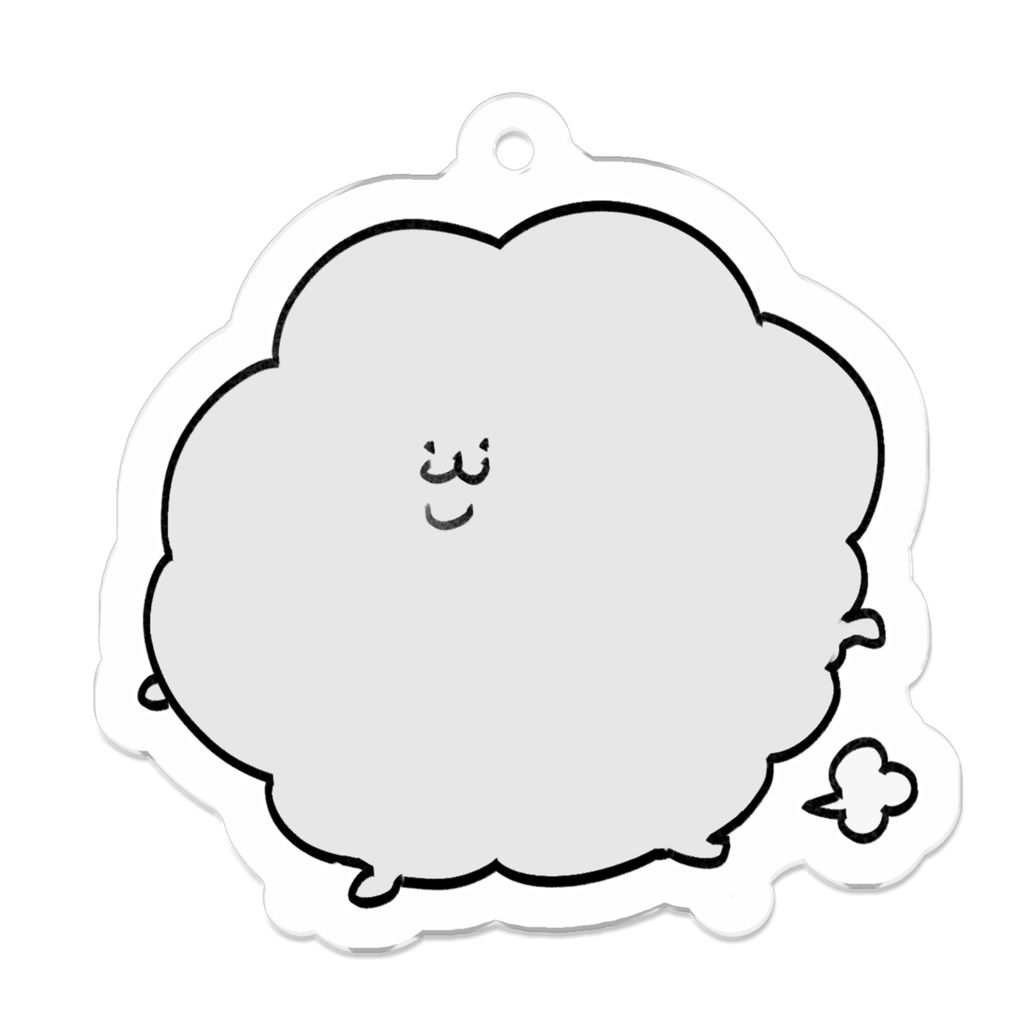 わたぼこりくんアクキー