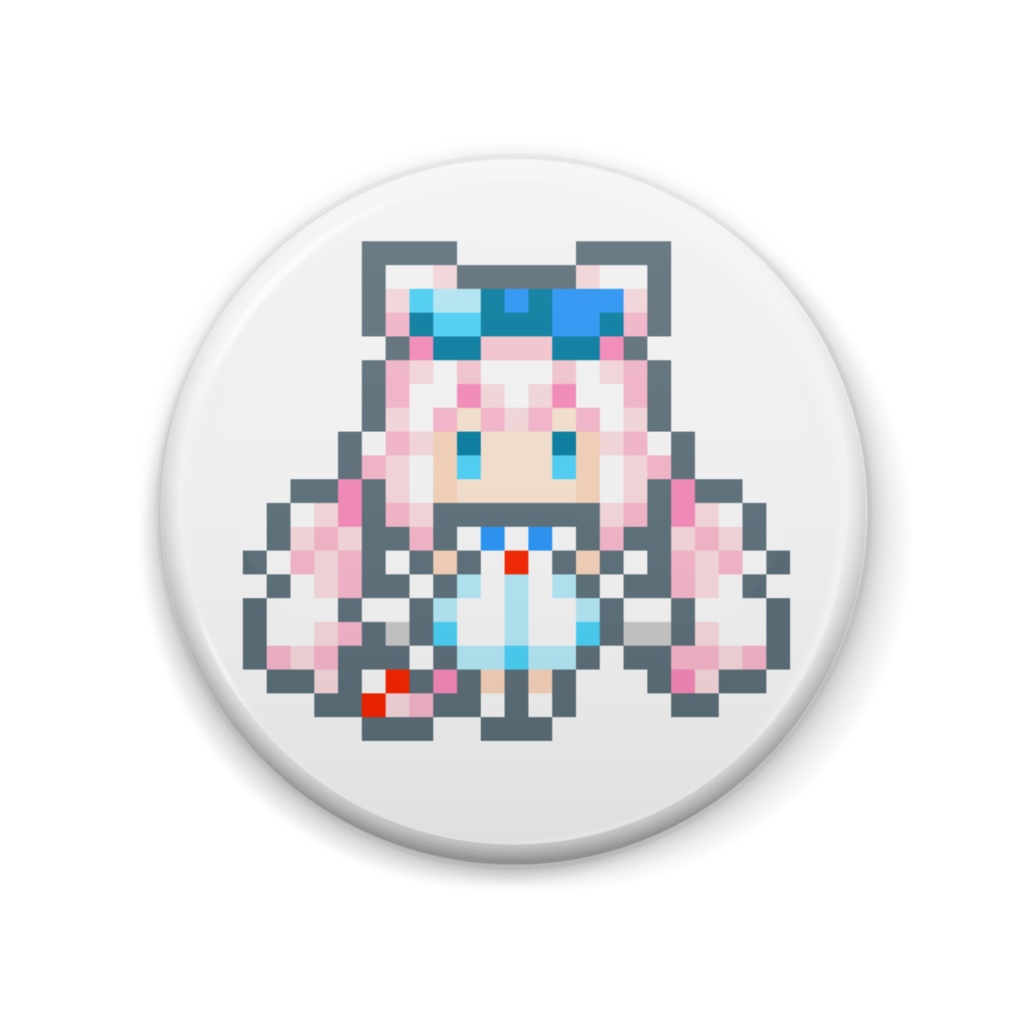 ドット缶バッジ　夢未来フシギ