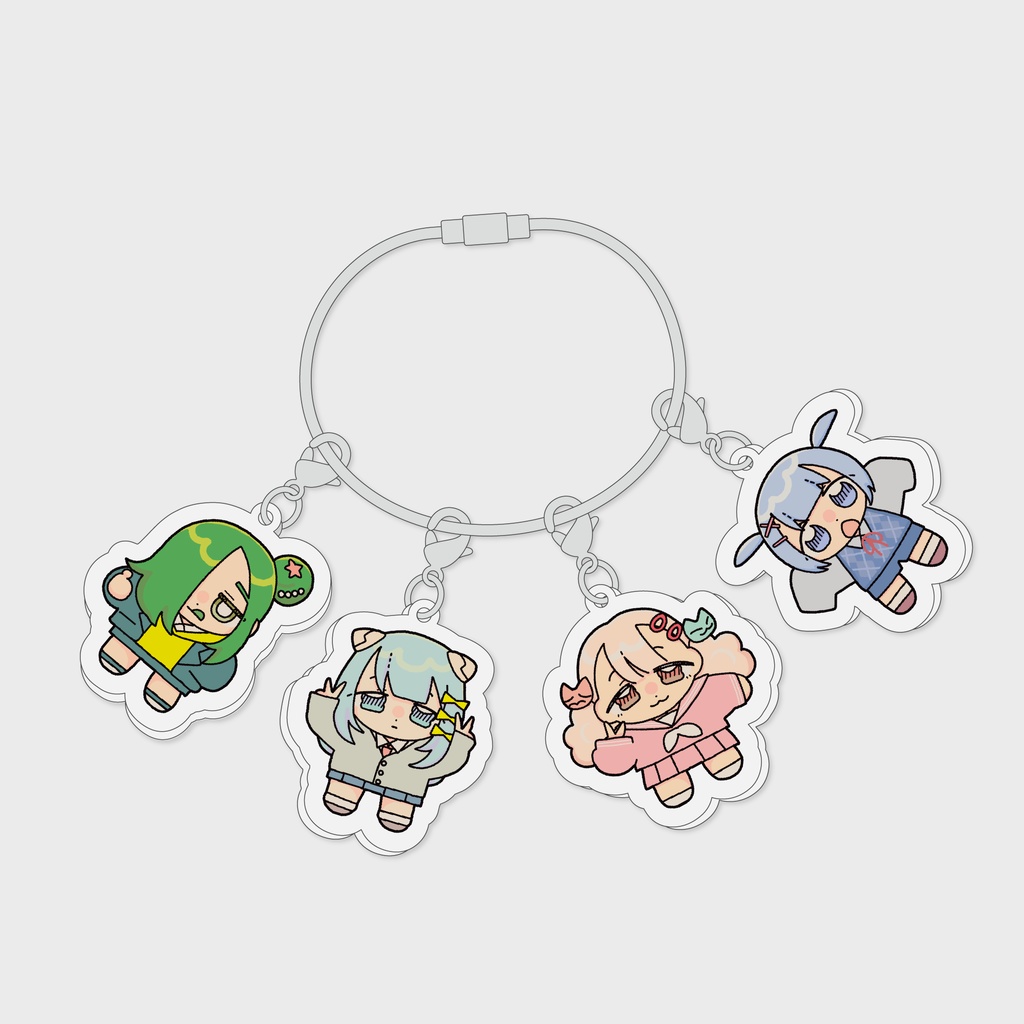 free4m 4連アクリルキーホルダー