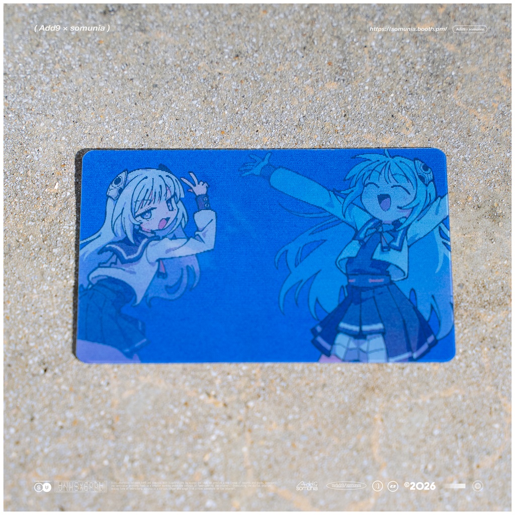 [Add9 × somunia] Lenticular Sticker Set