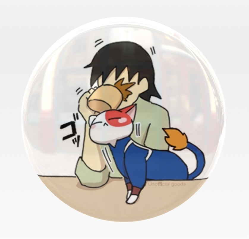 セロ君とショトキャ　缶バッジ(スタンド付き)