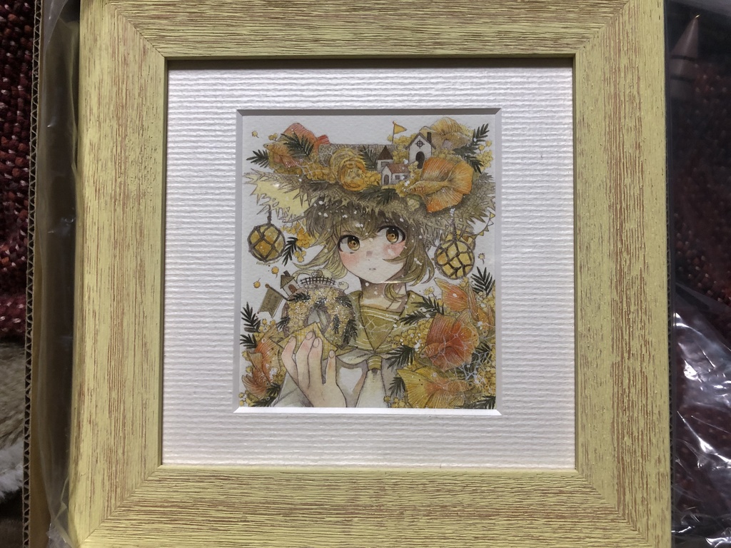 額装作品『陽だまりの色』