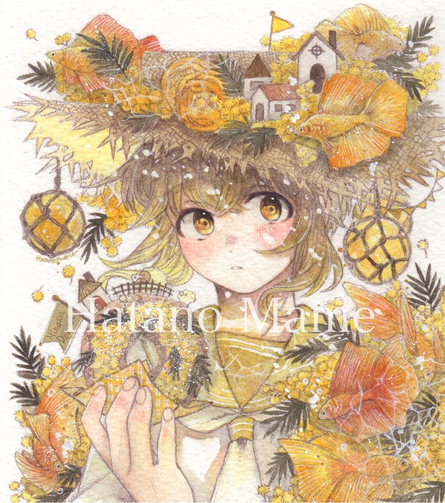 額装作品『陽だまりの色』