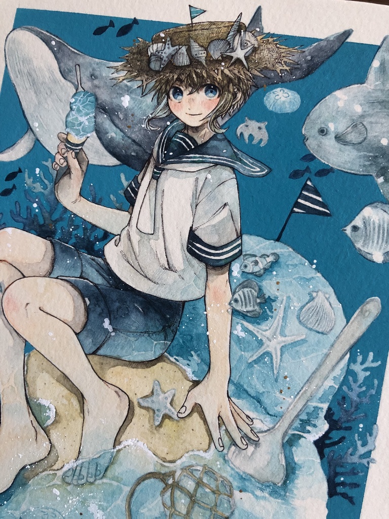 パネル作品『海ソルベ720円』