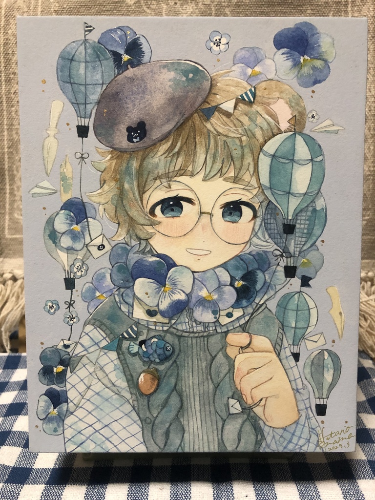 パネル作品「pansy」