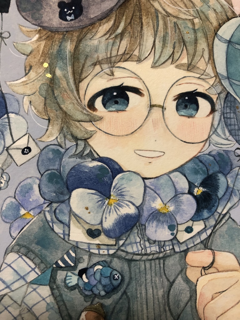 パネル作品「pansy」