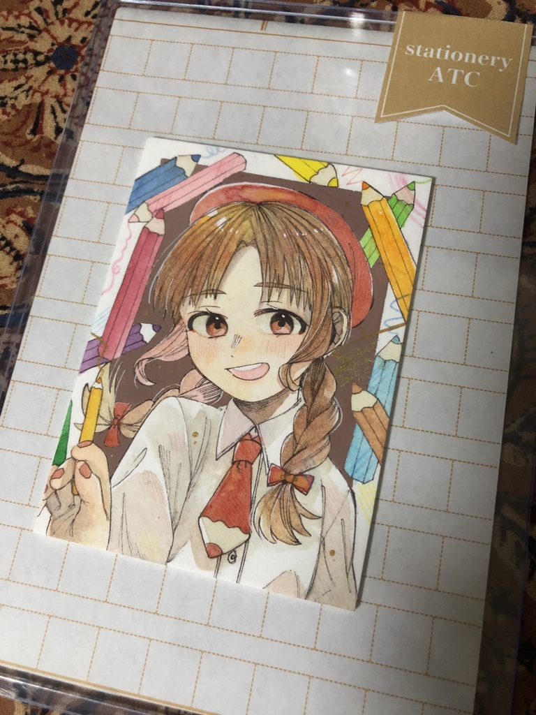 【原画】ATC 色鉛筆