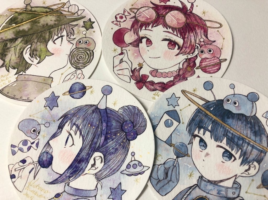 【原画】円形ドローイング