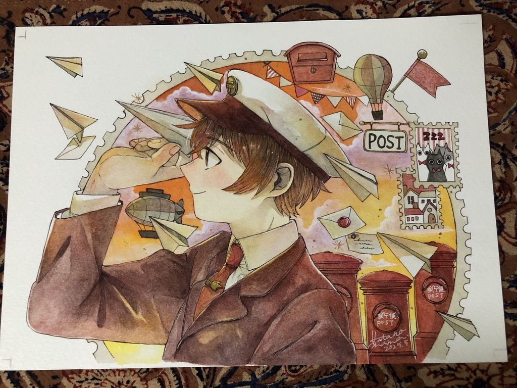 【フレームレス原画】『届け、届け、届け』