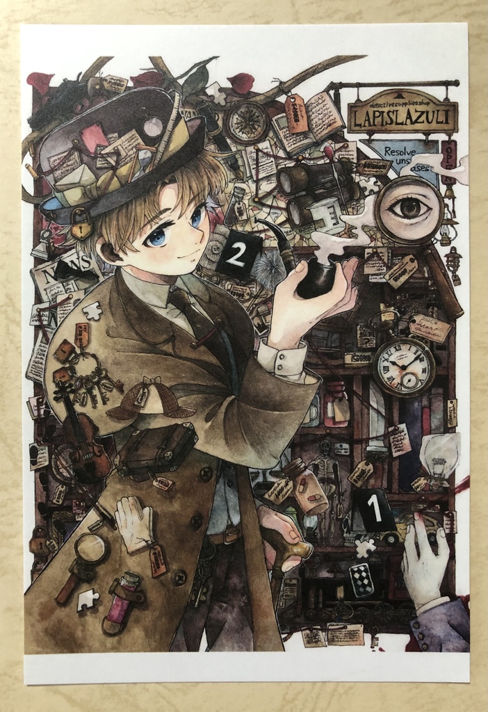 【ポストカード】迷店ラピスラズリの迷宮古棚
