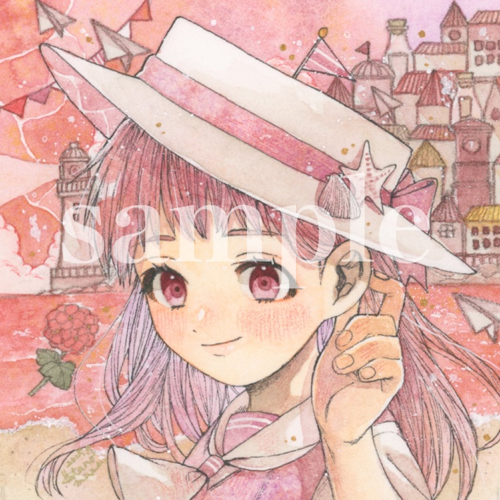 【原画】ちいさな夕凪