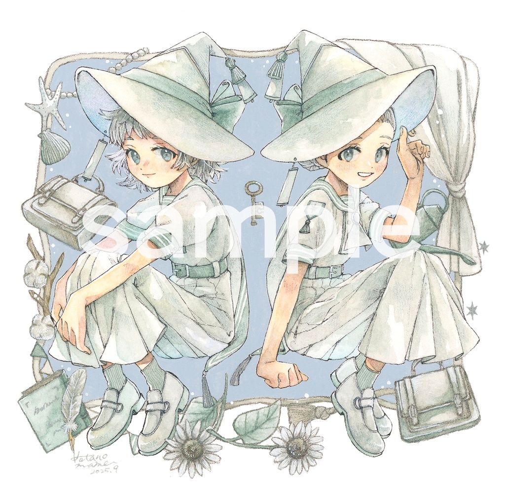 【フレームレス作品原画】『白い夏』