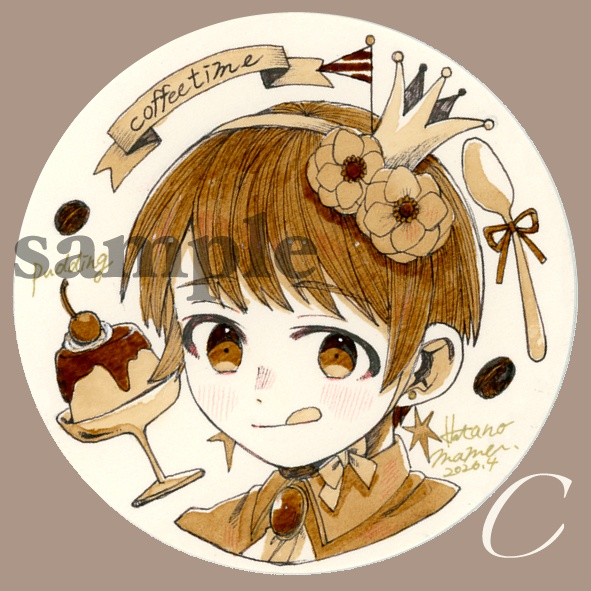 【原画】珈琲ドローイング