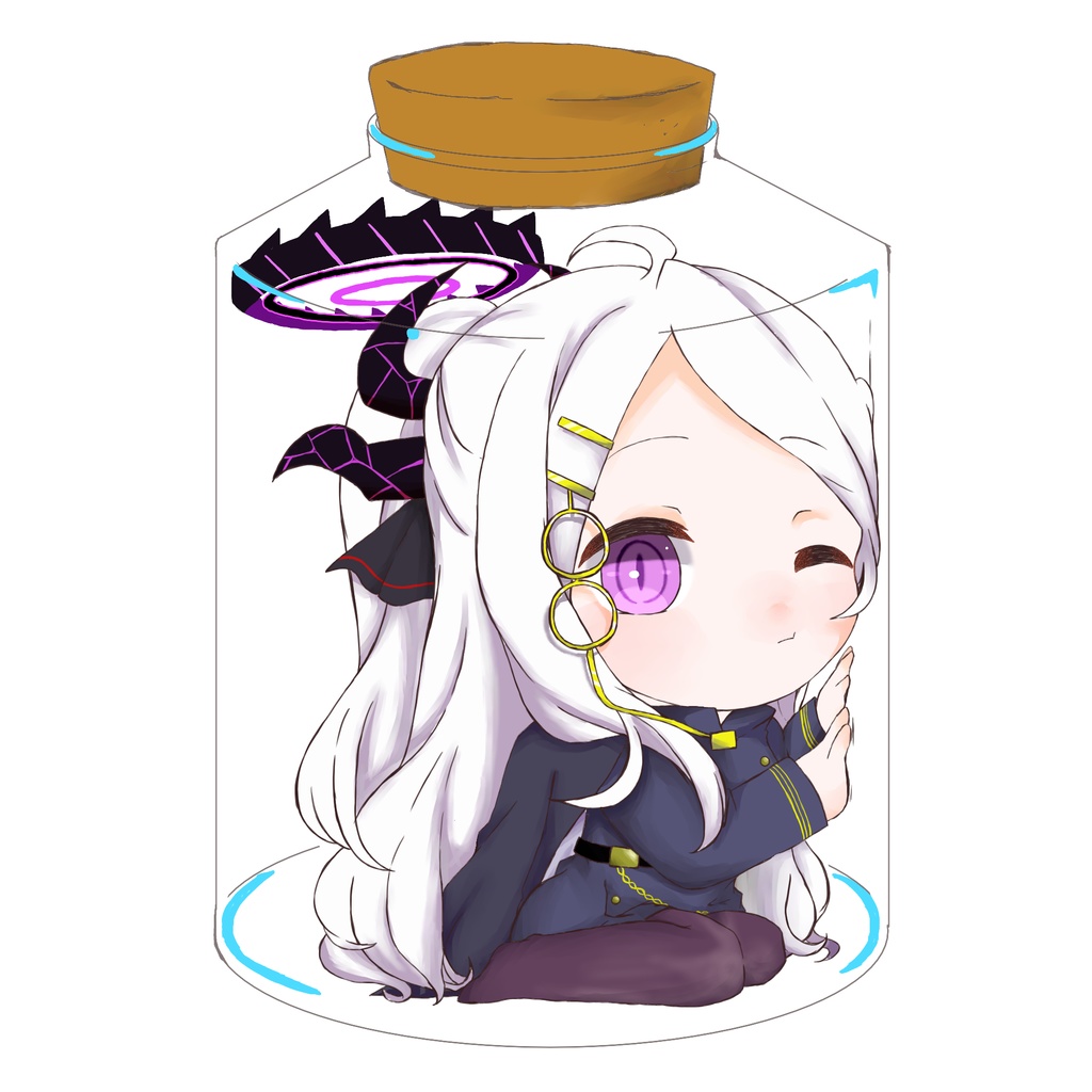 瓶詰めアクキー　ヒナ