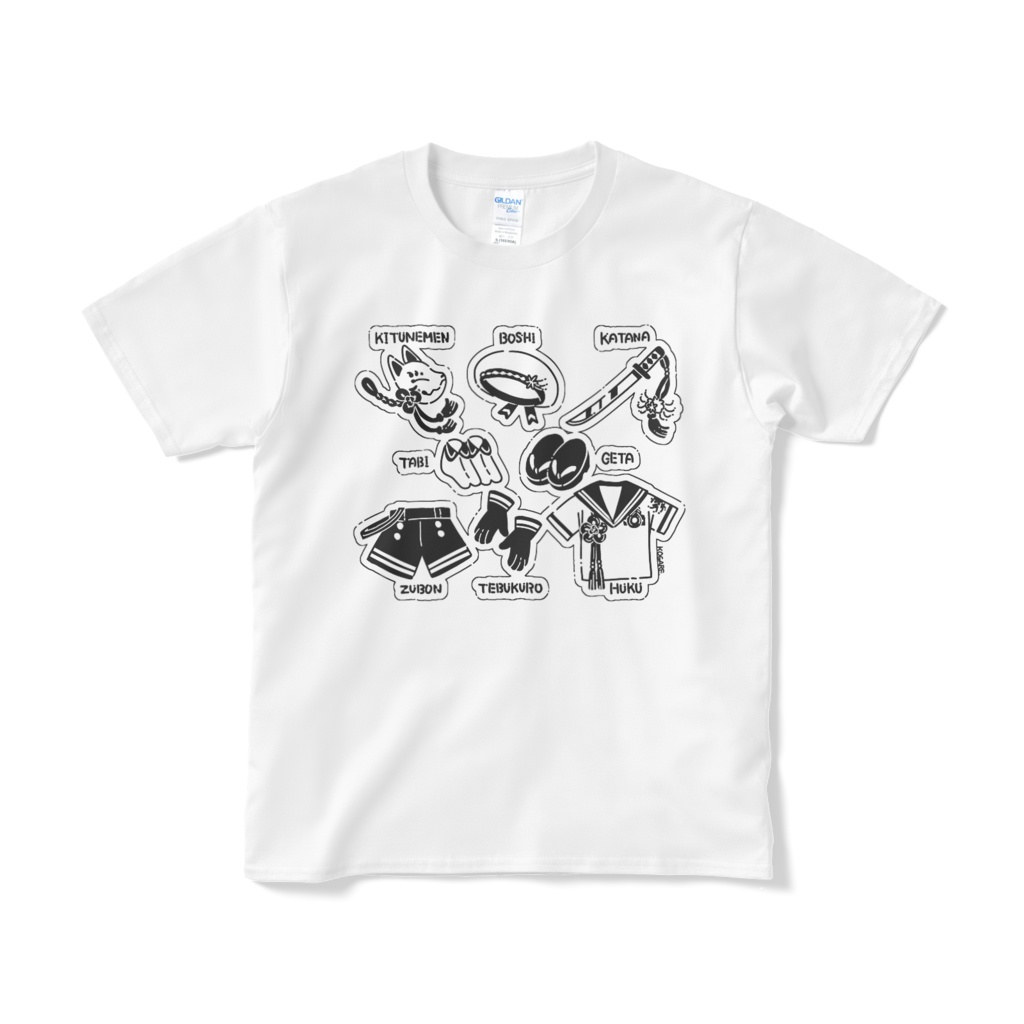 【UTAU】Tシャツ【狐嗄】