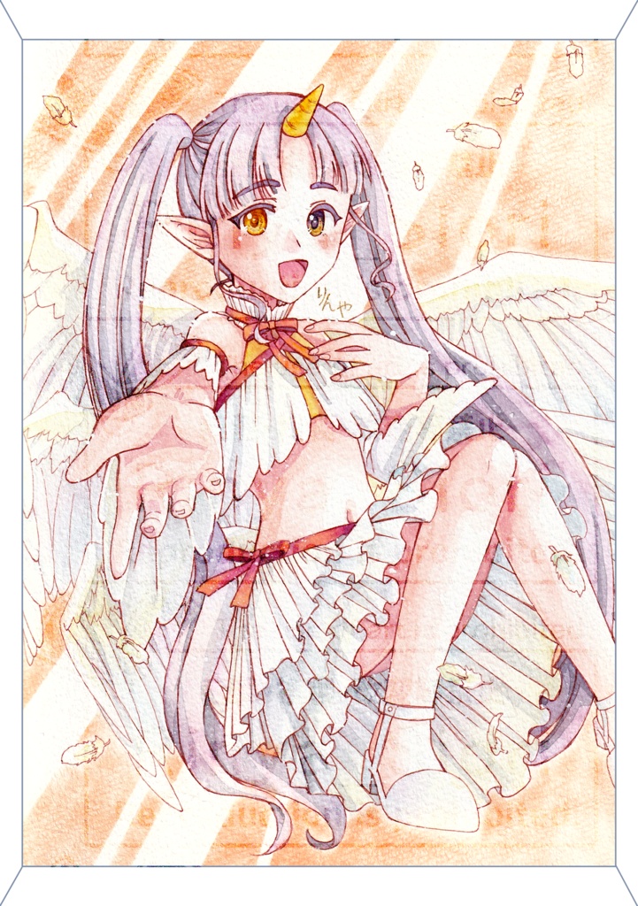 【A5サイズ原画】道先案内