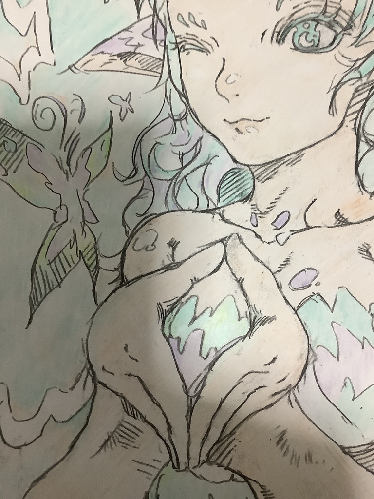 ⭐︎直筆カラーイラスト⭐︎美品！