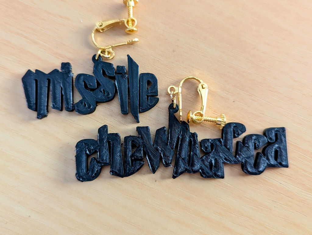 missile chewbacca イヤリング/ピアス