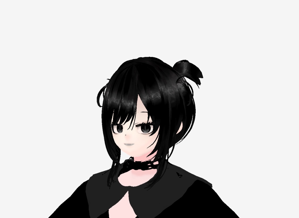 검정색 빛나 보이는 헤어 텍스쳐 (모델 포함 아님) (텍스쳐 만)