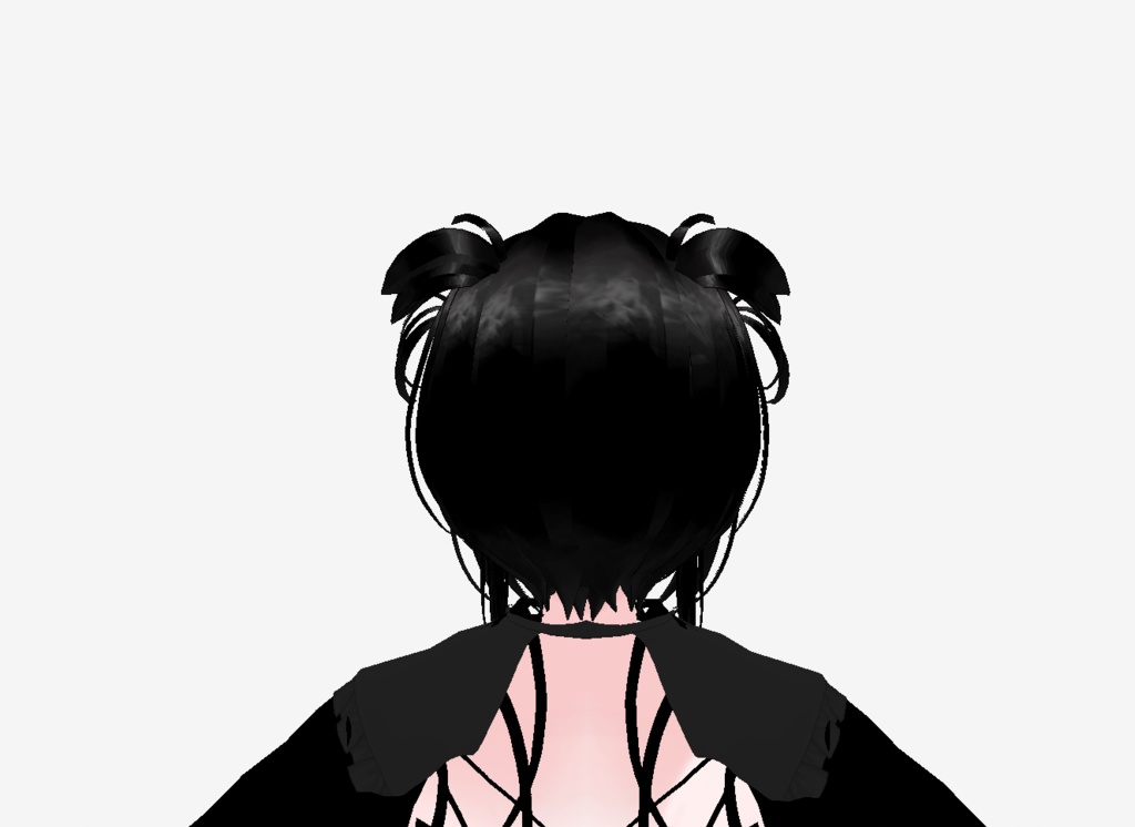 검정색 빛나 보이는 헤어 텍스쳐 (모델 포함 아님) (텍스쳐 만)