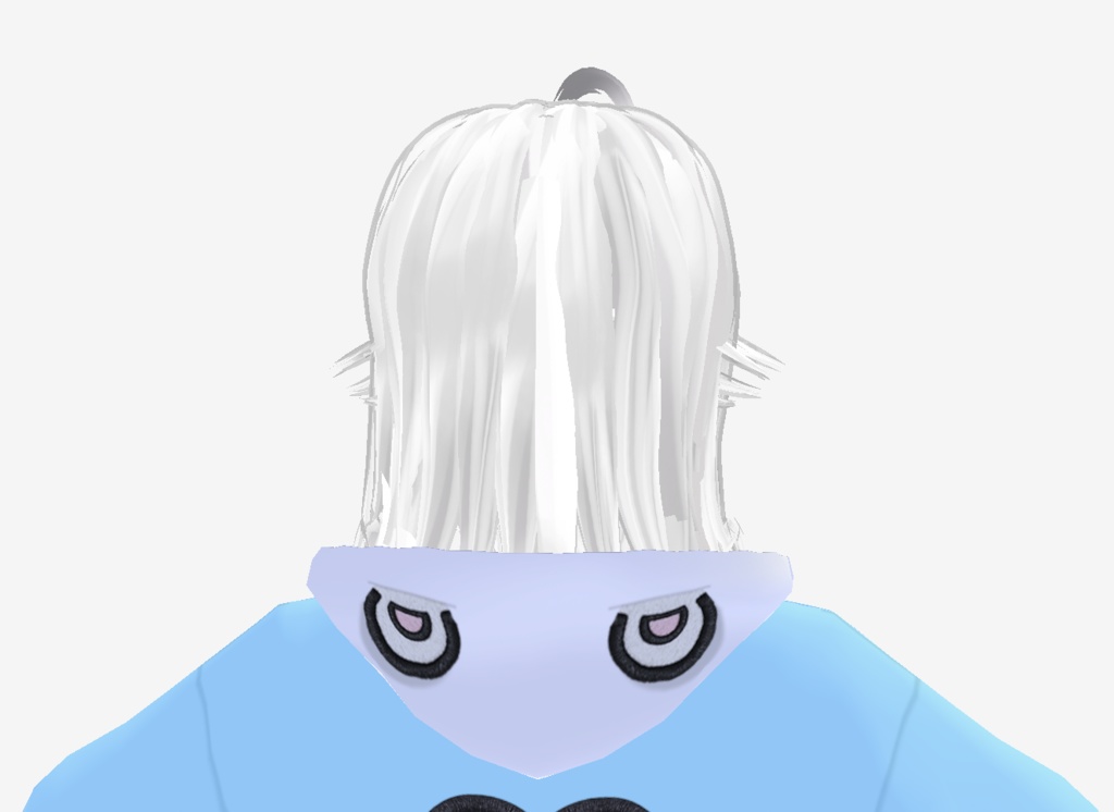 긴 머리 머리 4세트 (헤어 텍스쳐 안에 포함) ( 커스텀 아이템 )