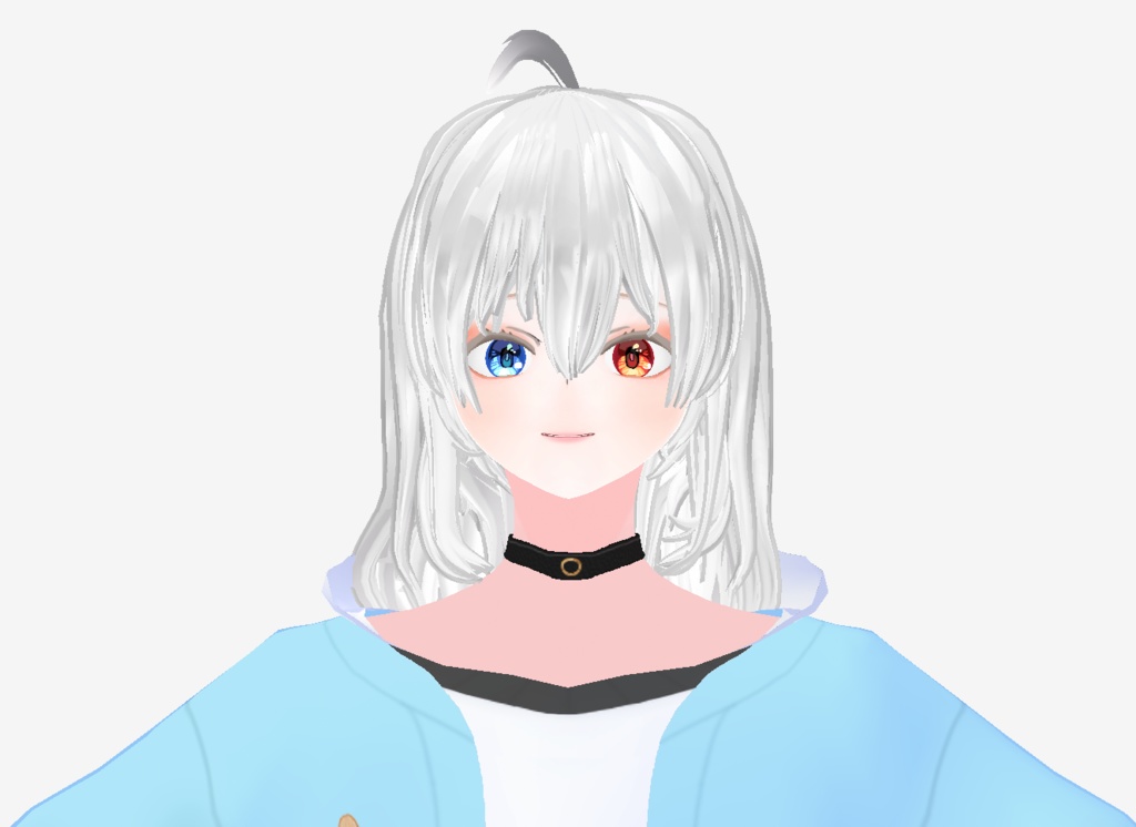 긴 머리 머리 4세트 (헤어 텍스쳐 안에 포함) ( 커스텀 아이템 )