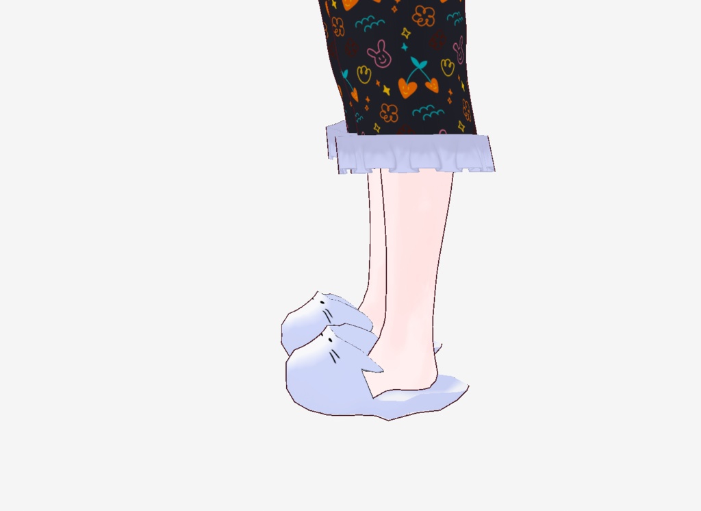 동물 슬리퍼 신발 ( 사이즈 2개) 아이템 파일