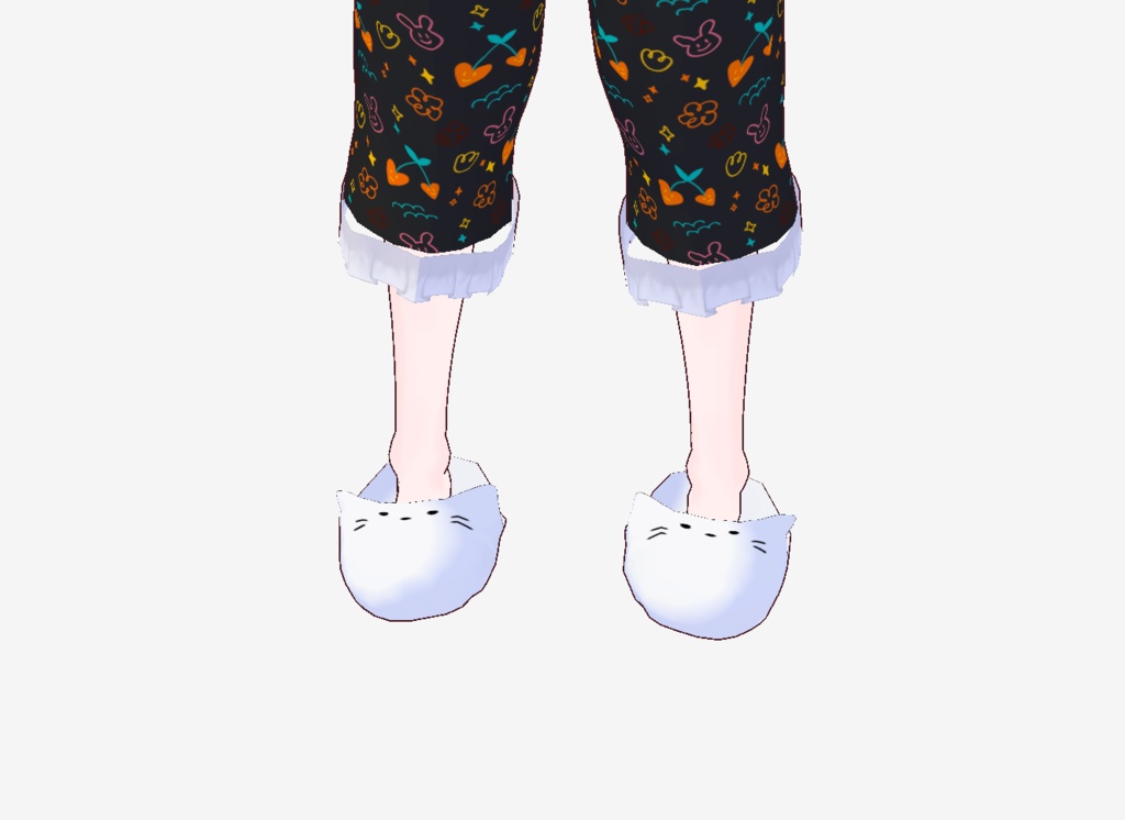 동물 슬리퍼 신발 ( 사이즈 2개) 아이템 파일