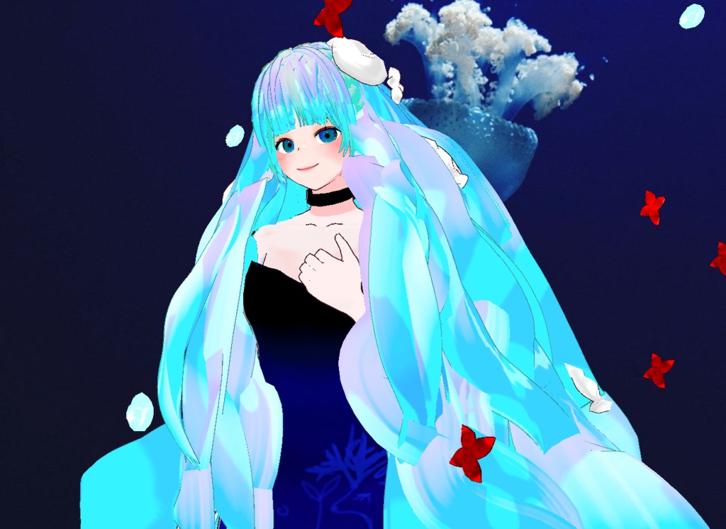 VRM+VROID+다양한 앞머리 뒷머리 머리스타일 아이템