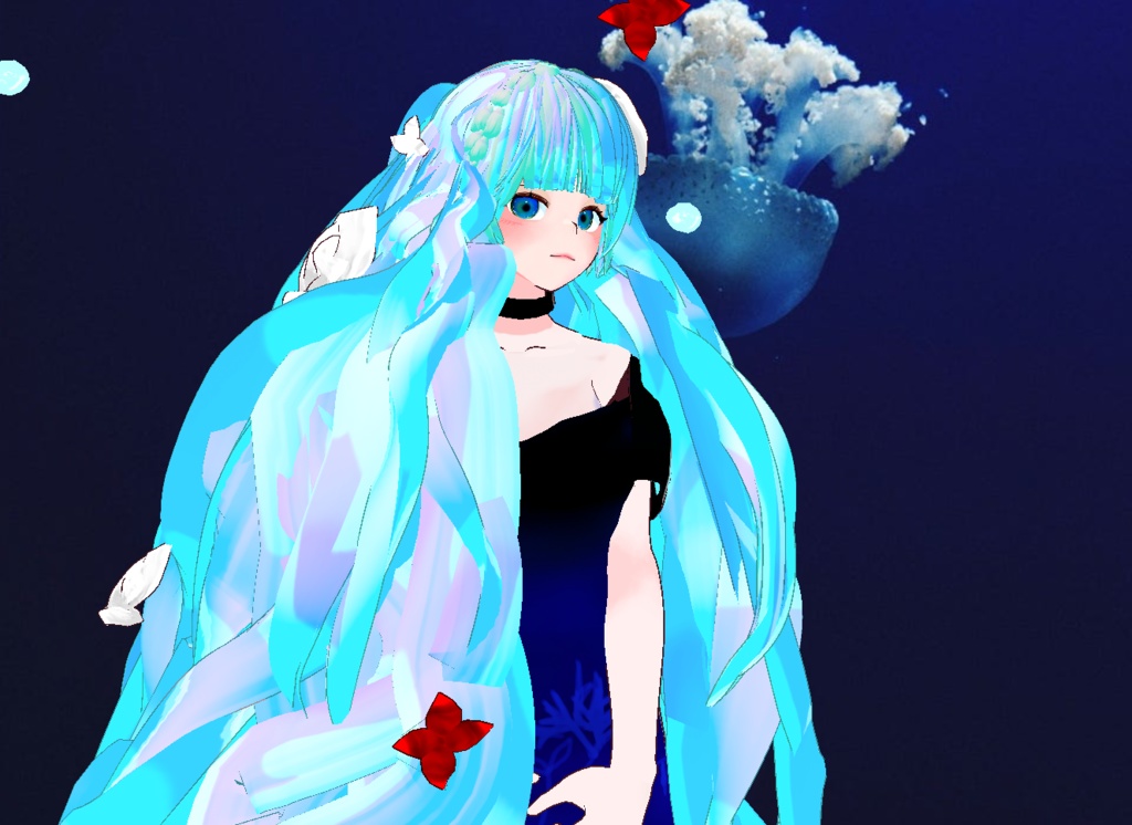 VRM+VROID+다양한 앞머리 뒷머리 머리스타일 아이템