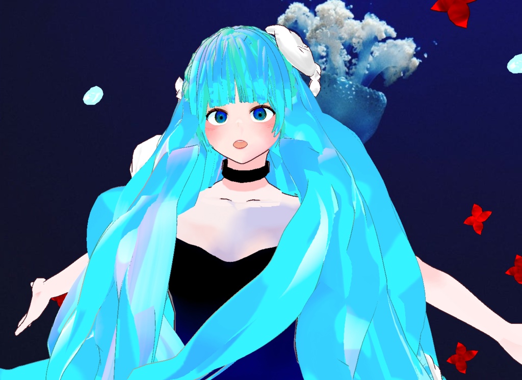 VRM+VROID+다양한 앞머리 뒷머리 머리스타일 아이템