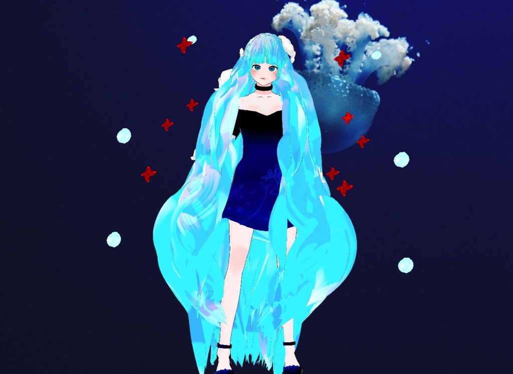 VRM+VROID+다양한 앞머리 뒷머리 머리스타일 아이템