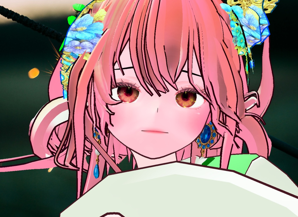 한복 세트 (초록 한복) + 분홍 한복 명암 짧음 + 분홍 한복 명암 없음 길음 ( 총 3세트 2색상) 의상 아이템 + 머리 장식 초록 분홍 총 2종 포함 및 + (신발 포함) 분홍 신발은 한개 들어있음