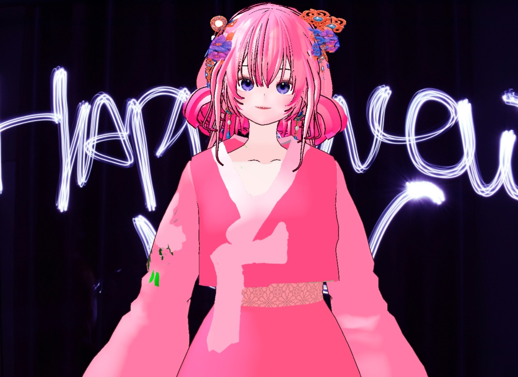 VRM+VROID 아바타 불러오기 + 원본 파일 + ( 3가지 앞머리 뒷머리 양갈래 ) 머리 스타일 아이템 + 머리 텍스쳐 / 따로 구매 가능 ( 세트 / 따로 판매 )