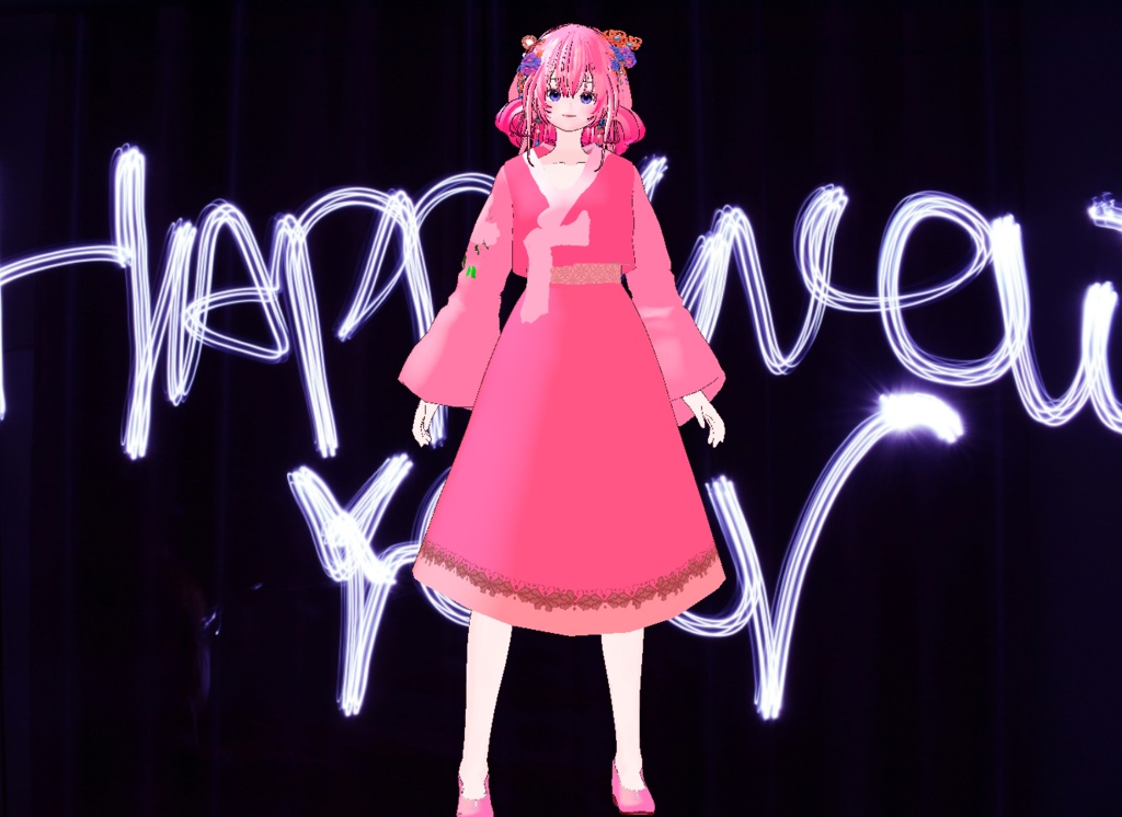 VRM+VROID 아바타 불러오기 + 원본 파일 + ( 3가지 앞머리 뒷머리 양갈래 ) 머리 스타일 아이템 + 머리 텍스쳐 / 따로 구매 가능 ( 세트 / 따로 판매 )