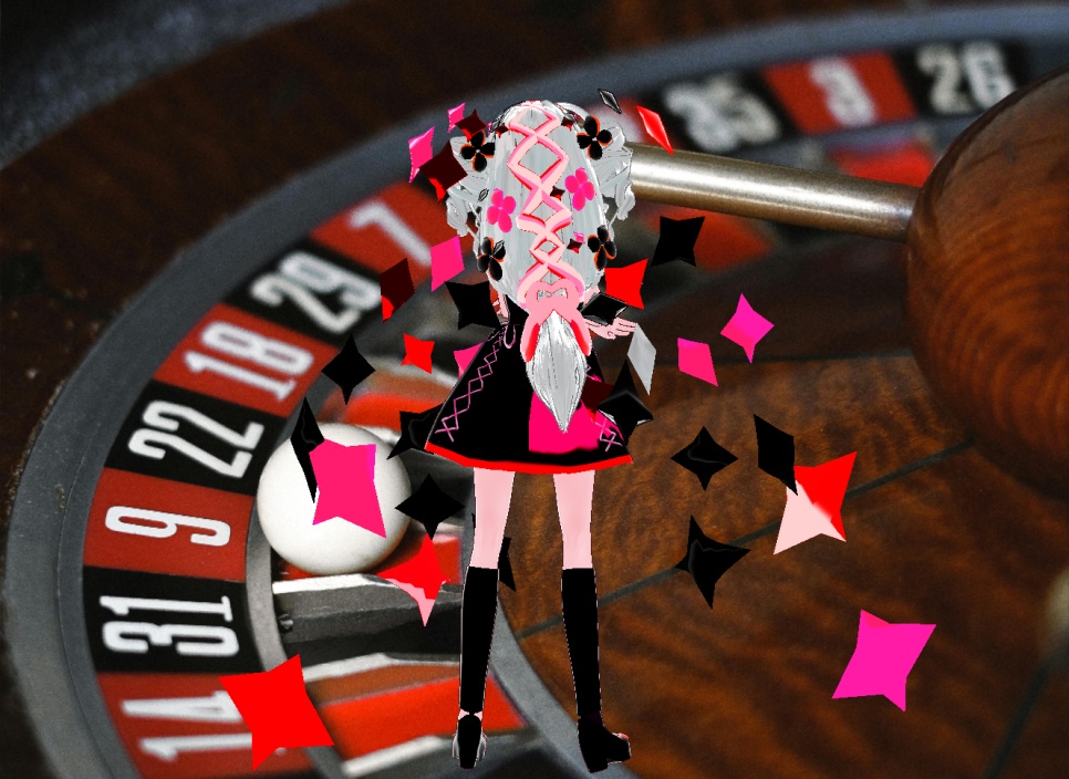 VRM+VROID+의상 및 다양한 커스텀 아이템 ( 따로 개별 구매 / 세트 구매 가능 ) 카지노 소녀