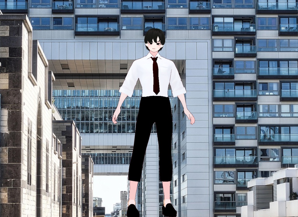 VRM+VROID+의상 및 머리스타일 아이템