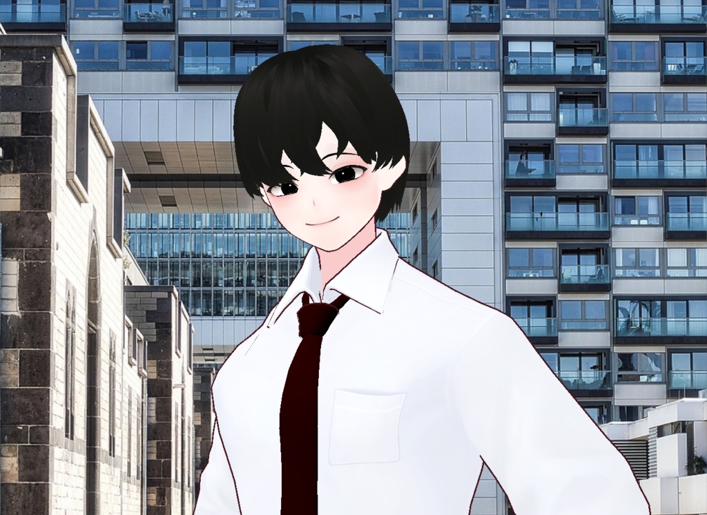 VRM+VROID+의상 및 머리스타일 아이템