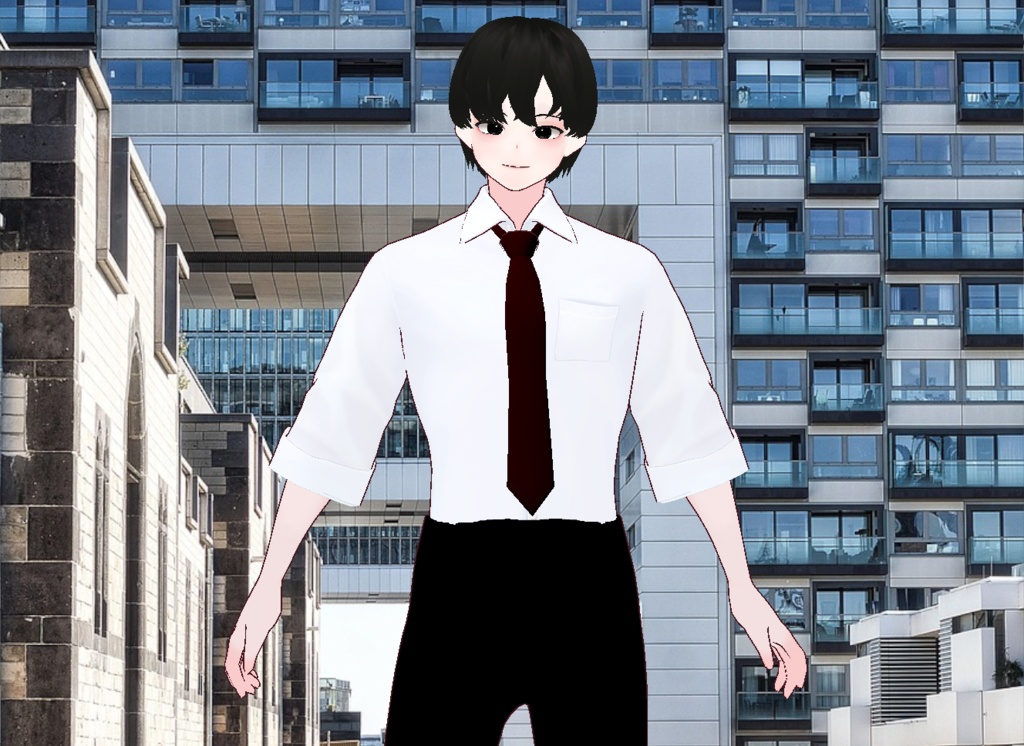 VRM+VROID+의상 및 머리스타일 아이템