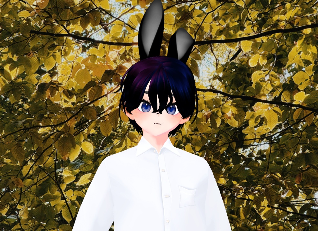 VRM+VROID+의상 및 머리스타일 아이템 / 토끼 소년