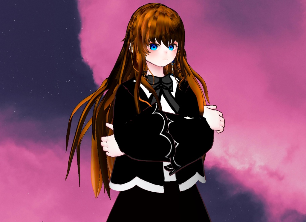 VRM+VROID+의상 및 머리스타일 아이템 / SD 아바타 아님 X SD 아바타 성인 버전 O