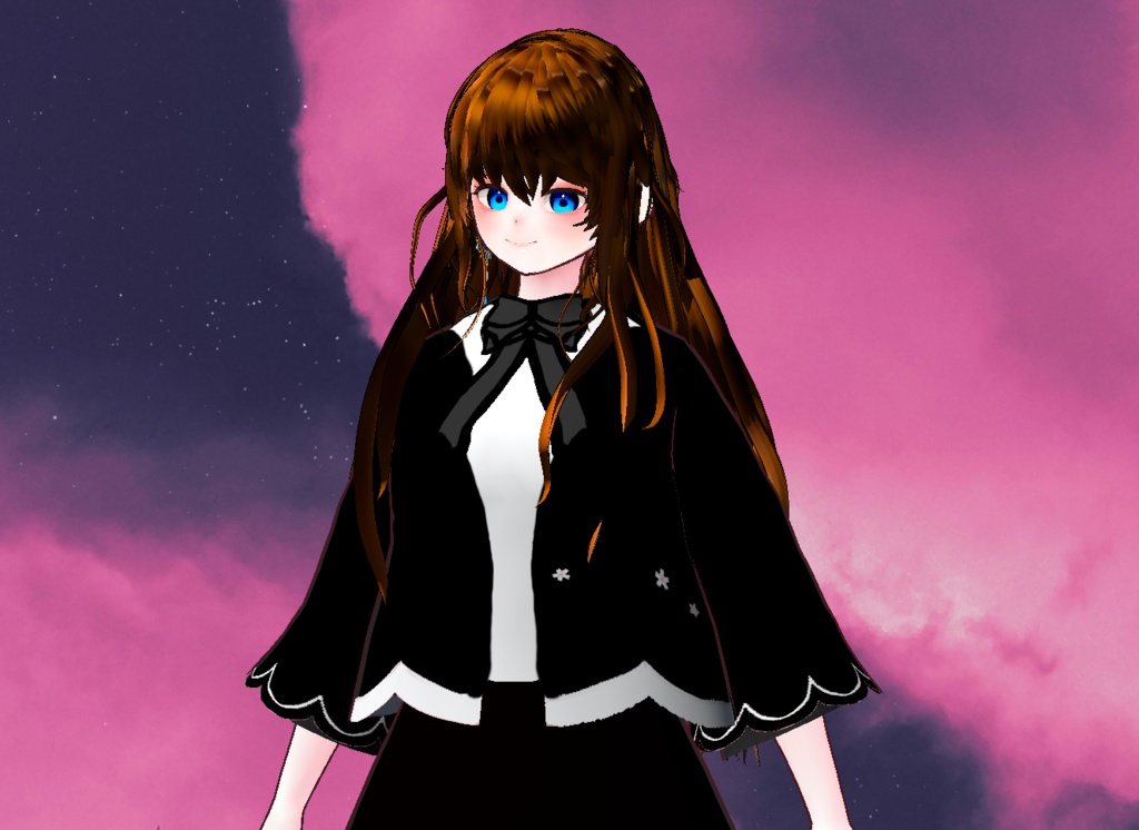 VRM+VROID+의상 및 머리스타일 아이템 / SD 아바타 아님 X SD 아바타 성인 버전 O