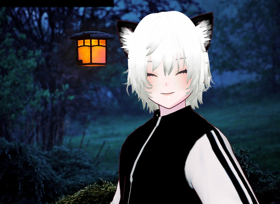 VRM+의상 및 머리스타일 아이템 , 원본파일 없음 VROID X / 고양이 소년