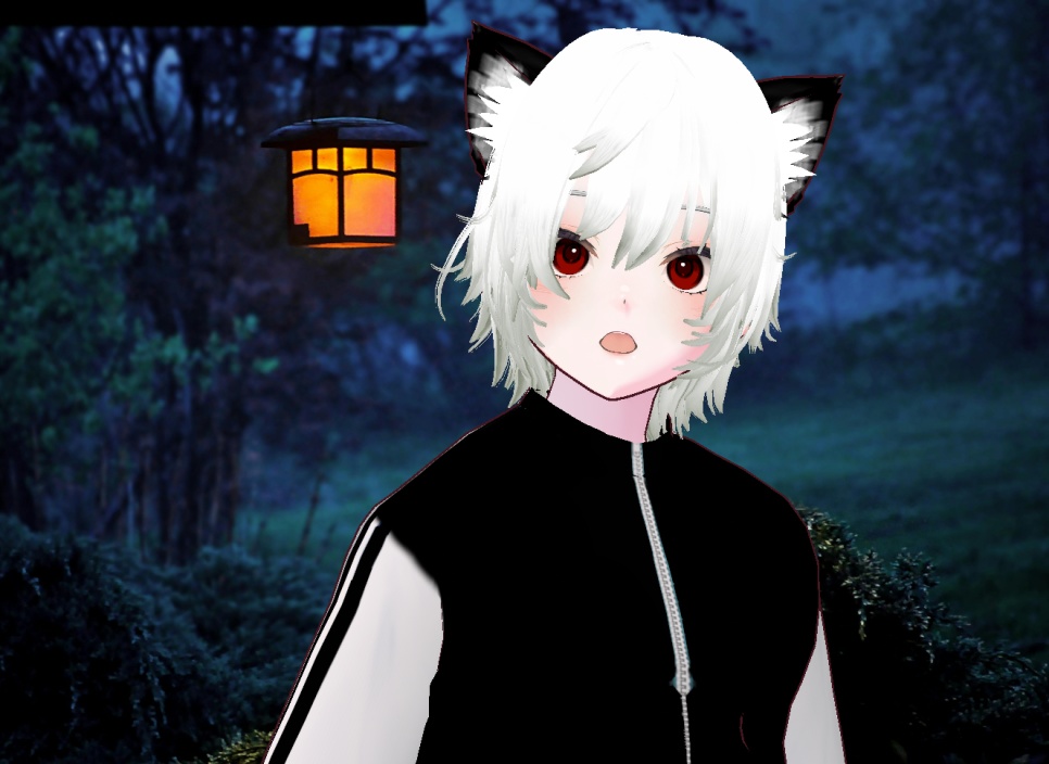 VRM+의상 및 머리스타일 아이템 , 원본파일 없음 VROID X / 고양이 소년