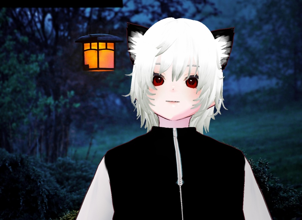 VRM+의상 및 머리스타일 아이템 , 원본파일 없음 VROID X / 고양이 소년